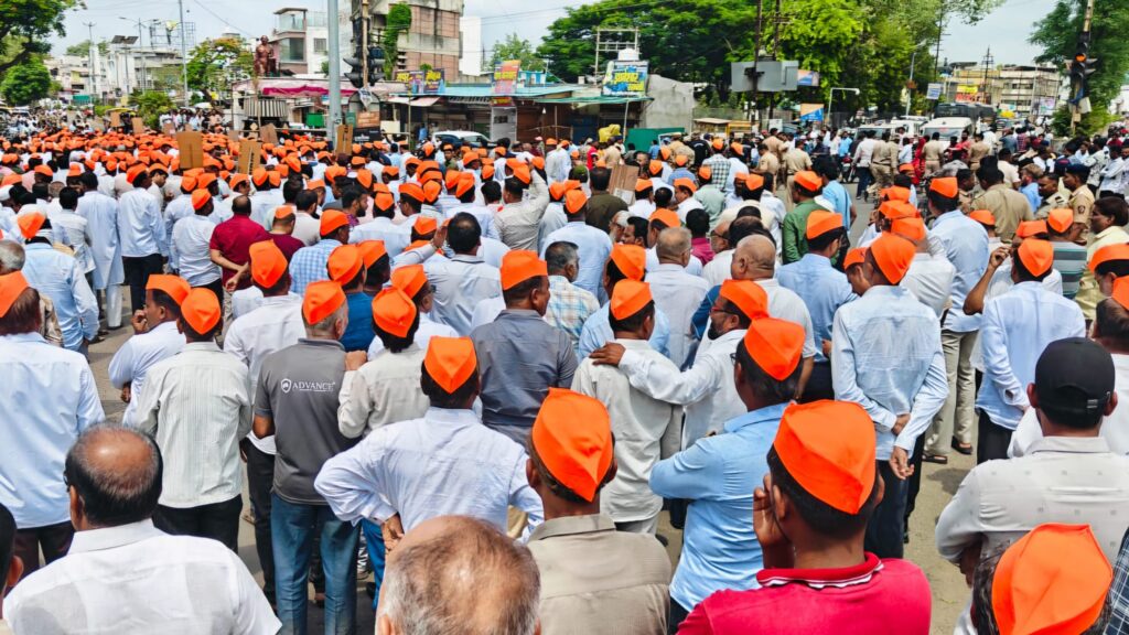 Shrirampur Crime Protest 